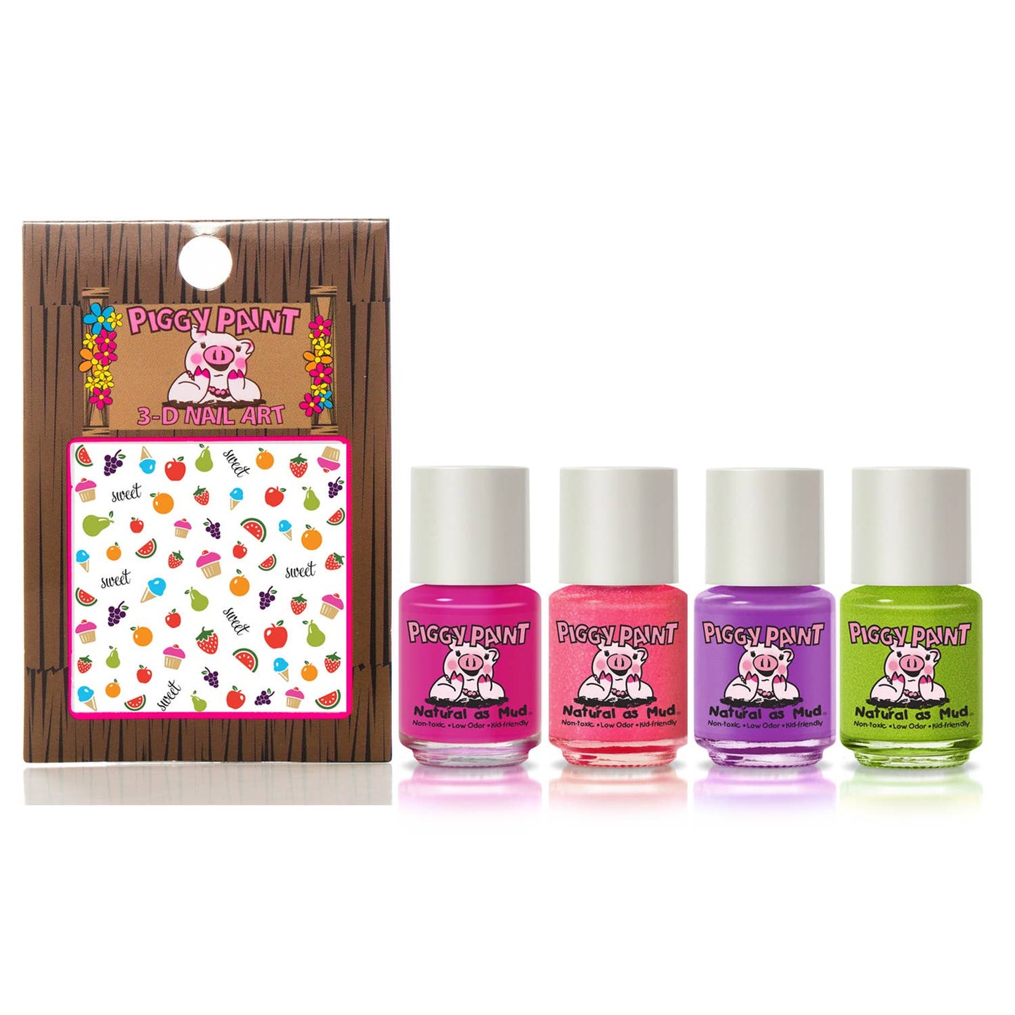 Piggy Paint - 0.25 oz. Cutie Fruity Gift Set