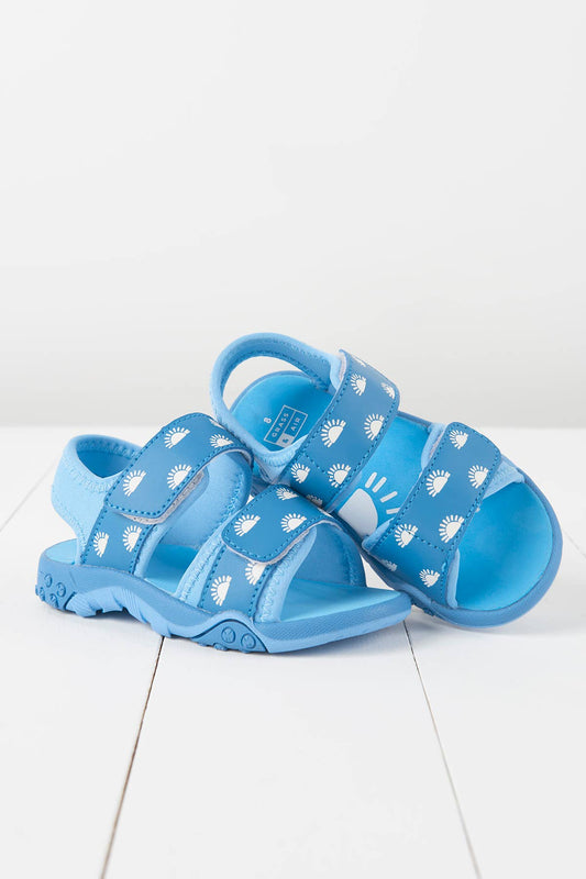 Grass & Air - Grass & Air Kids Cornflower Blue Colour-Changing Sandals