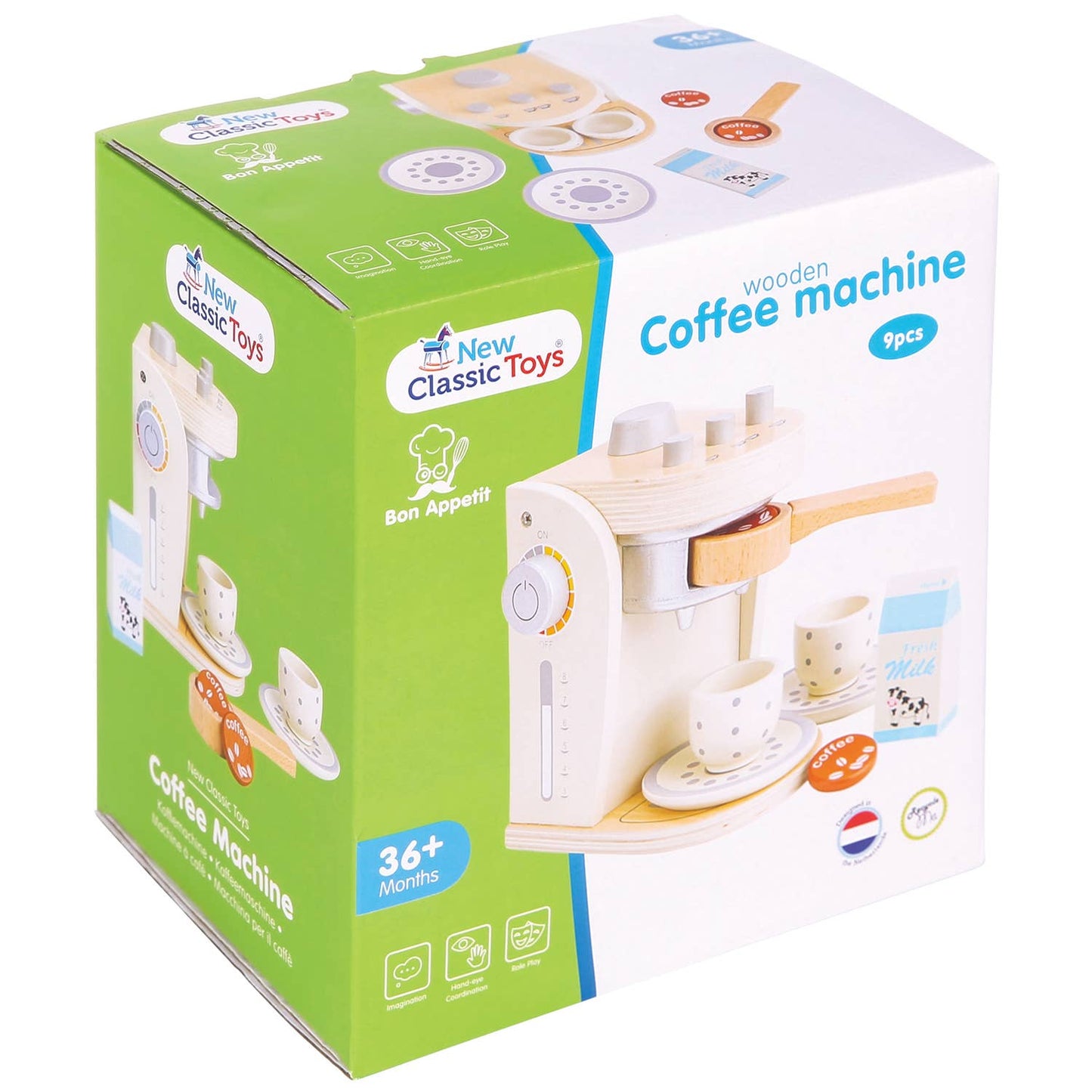 New Classic Toys - Coffee machine - white