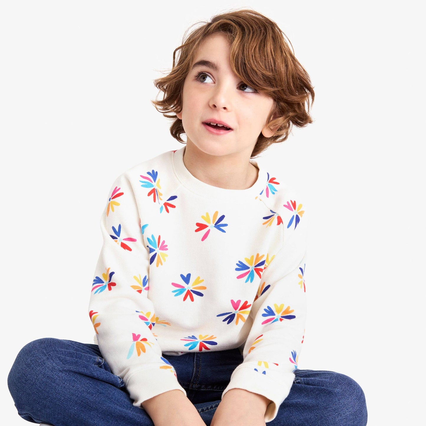 Primary - Sweatshirt In Bright Blooms