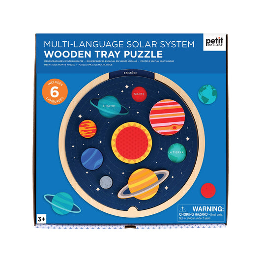 Chronicle Books - Multi-Language Solar System Wooden Tray Puzzle