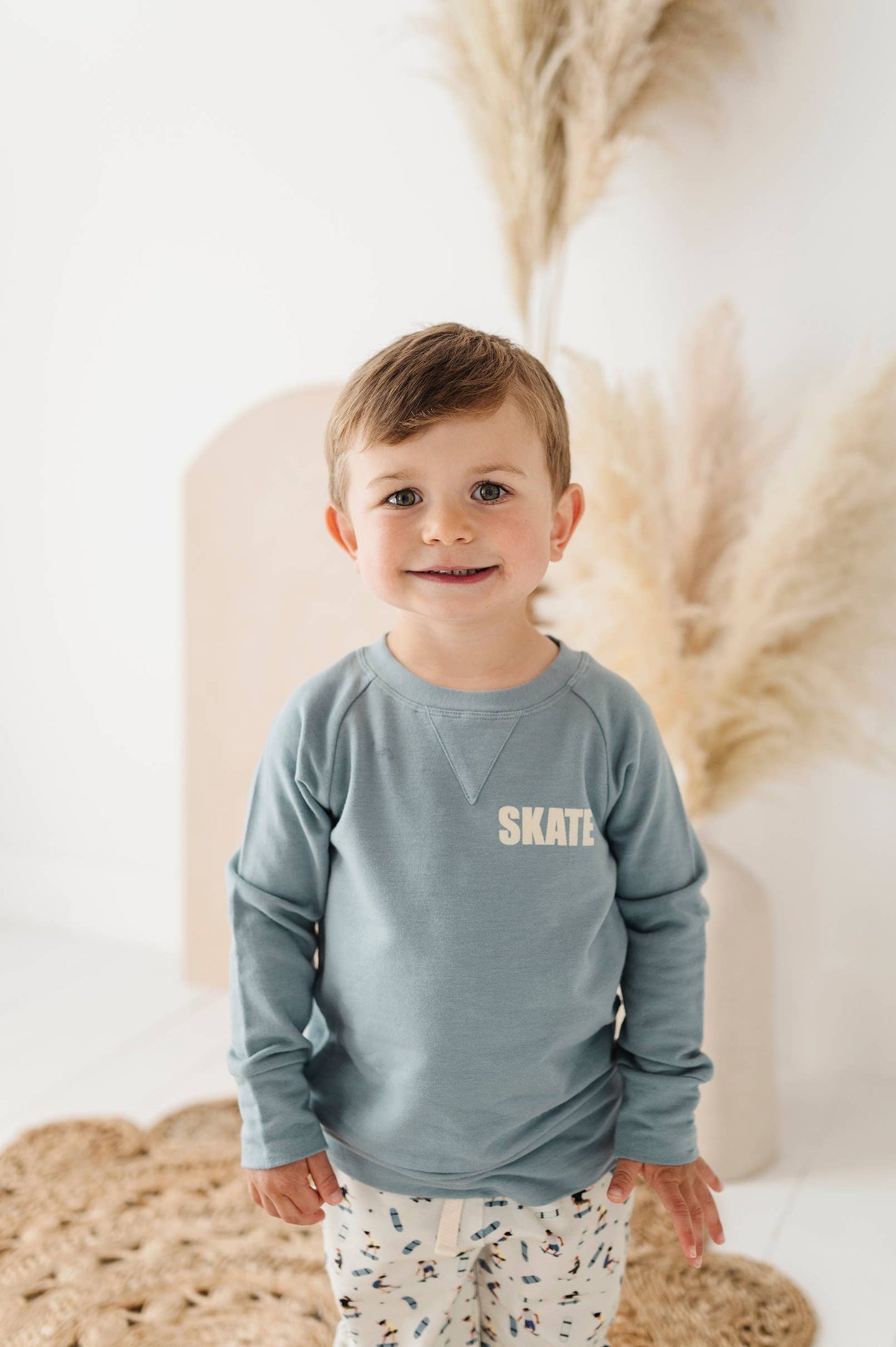 Babysprouts - Raglan Sweatshirt in Skate