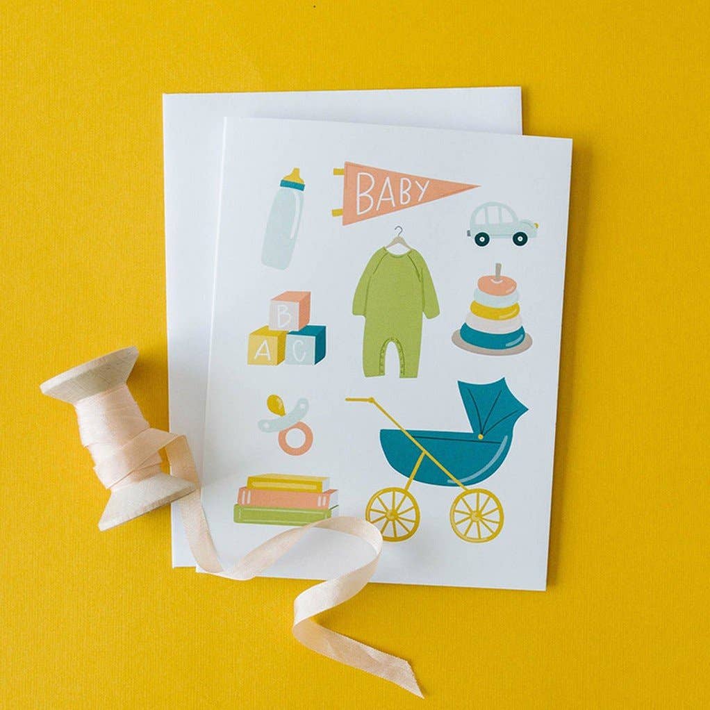 Pippi Post - Baby Illustrations Greeting Card