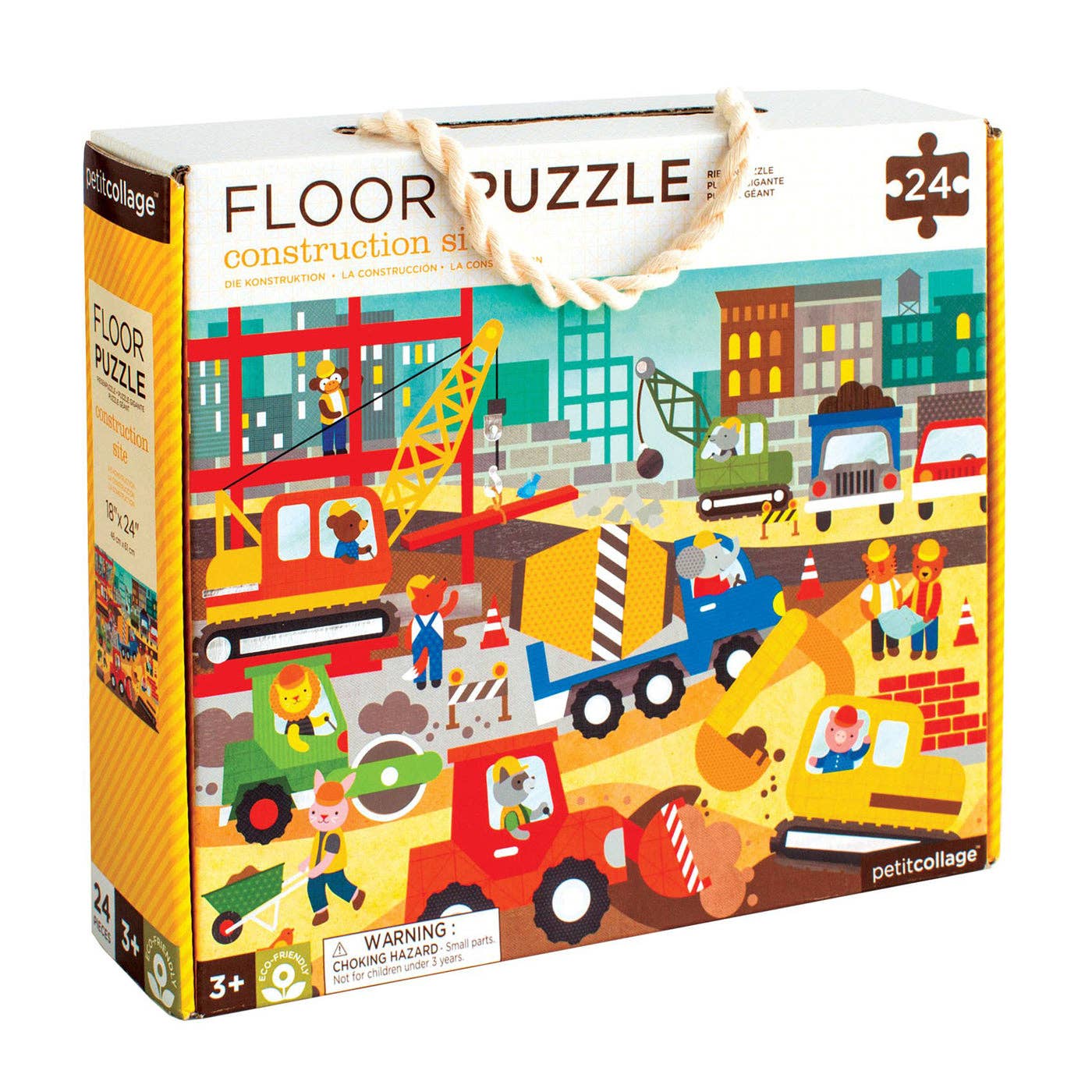 Chronicle Books - Construction Site 24-Piece Floor Puzzle