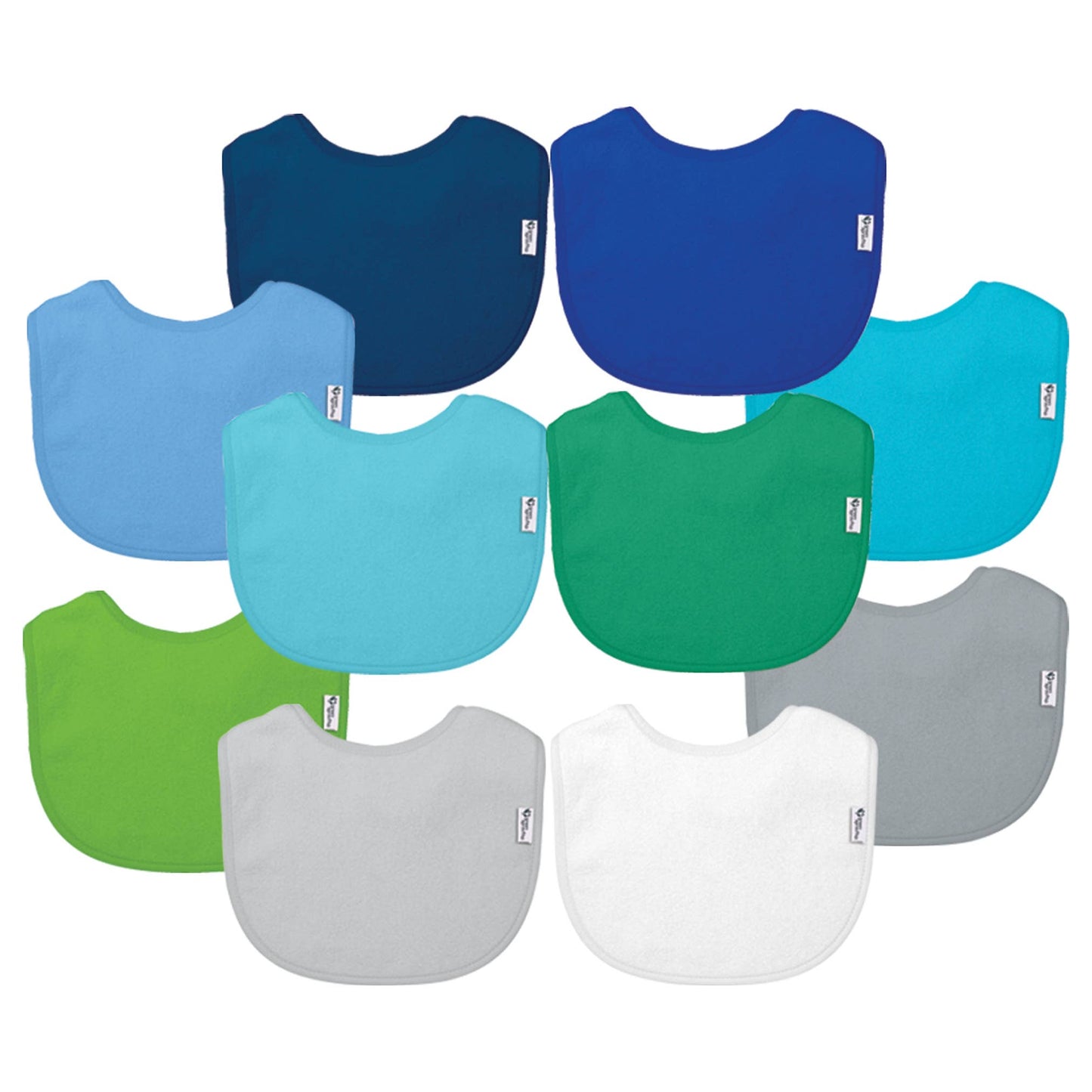 Green Sprouts - Stay-Dry Everyday Bibs (10pk)