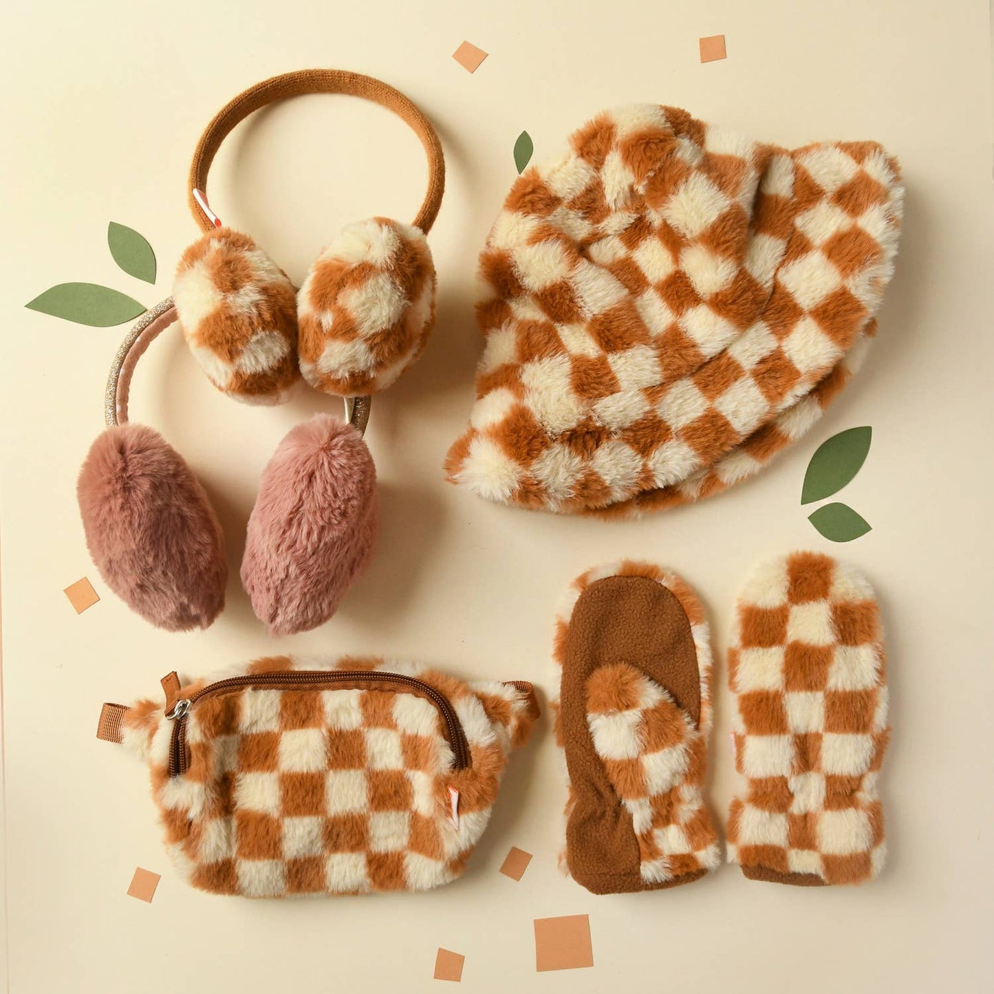 Rockahula Kids - Toffee Check Earmuffs