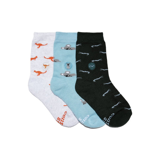 Conscious Step - Boxed Set Kids Socks that Protect Animals