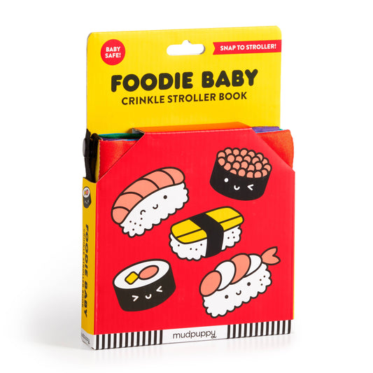 Chronicle Books - Foodie Baby Crinkle Fabric Stroller Book