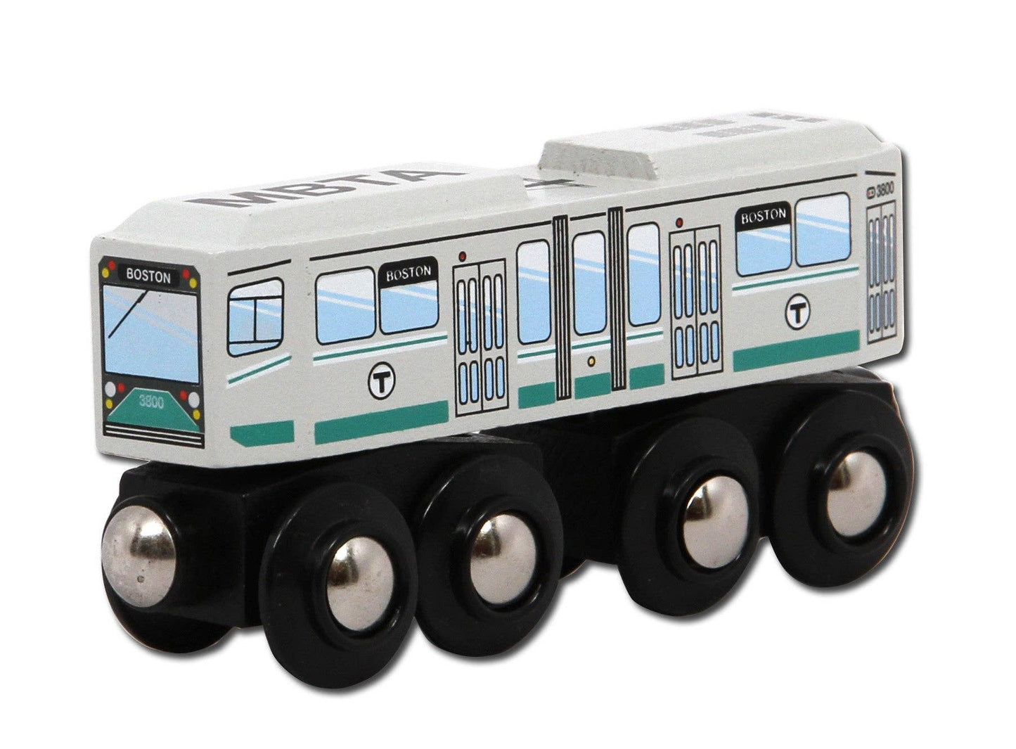 MBTAgifts - Boston MBTA Green Line Wooden Toy Train