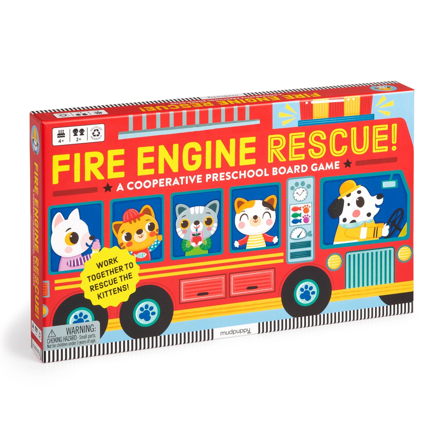 Chronicle Books - Fire Engine Rescue! Cooperative Board Game