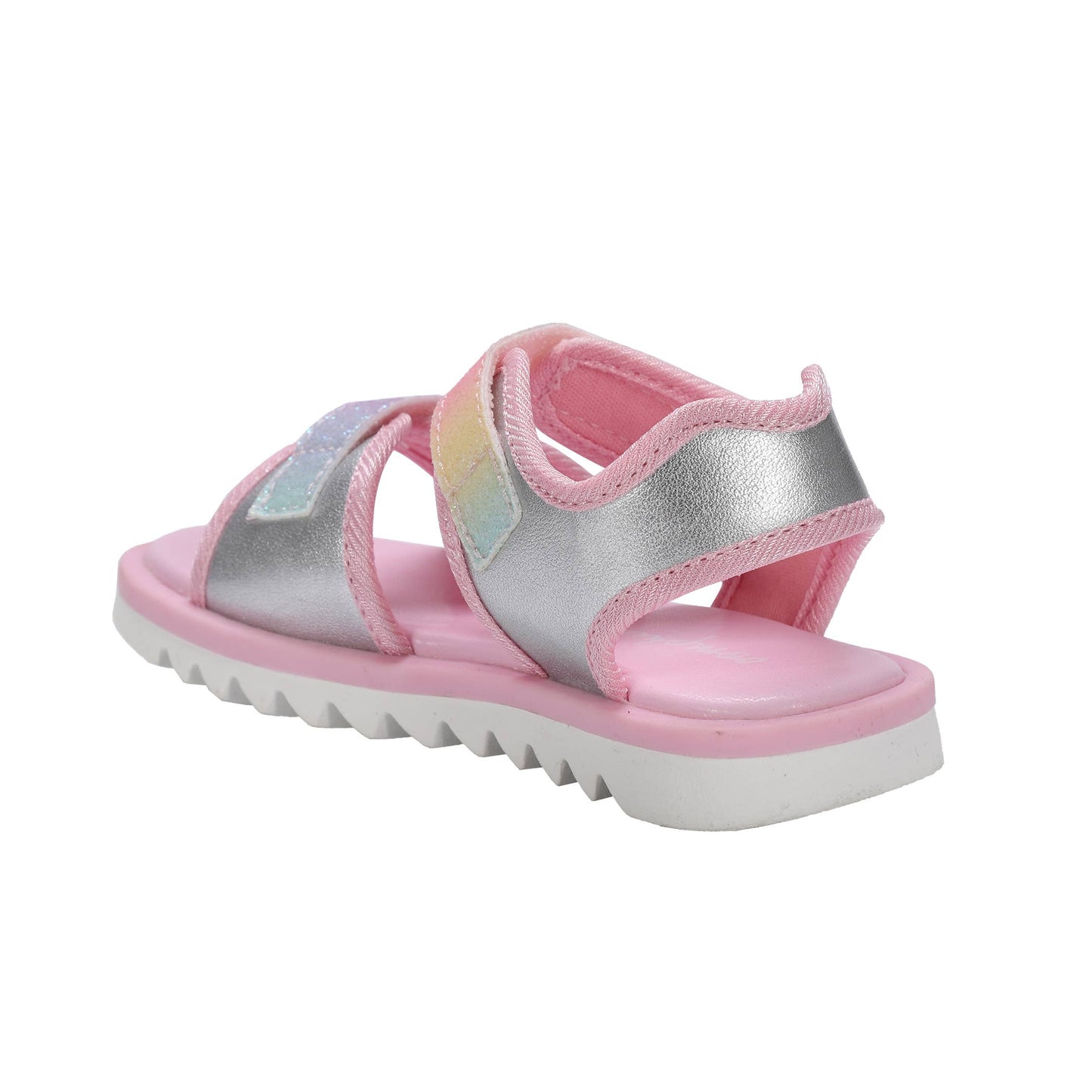 Oomphies - Lydia Silver Kids Sandal