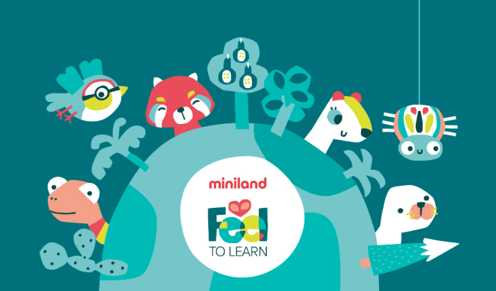 Miniland Educational - Feel to Learn: Sorting tree trunks