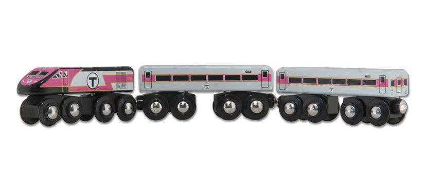 MBTAgifts - Boston MBTA Commuter Rail Wooden Toy Train