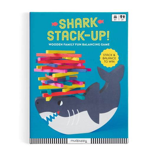 Chronicle Books - Shark Stack-up! Wooden Balancing Game