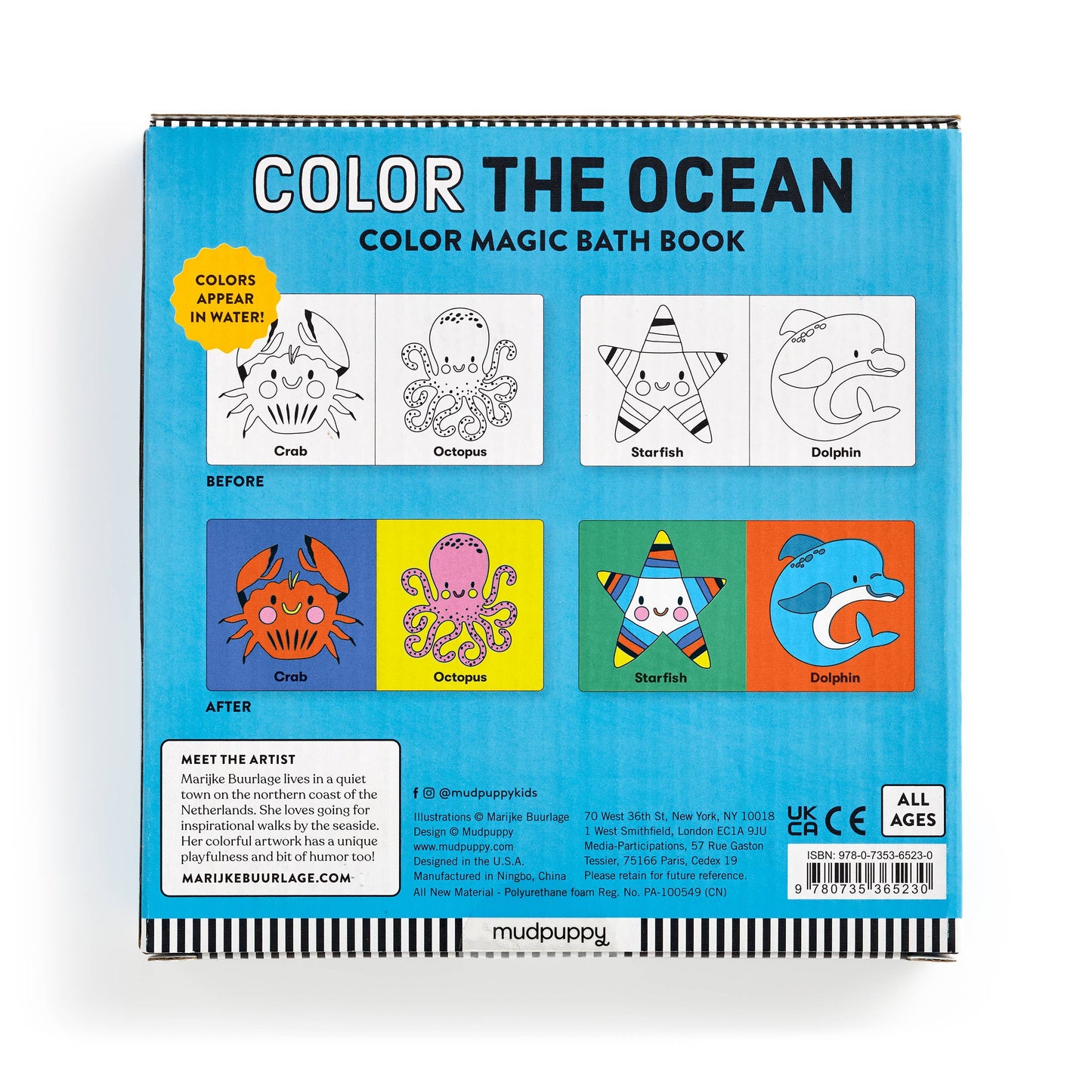 Color the Ocean - Color Magic Bath Book