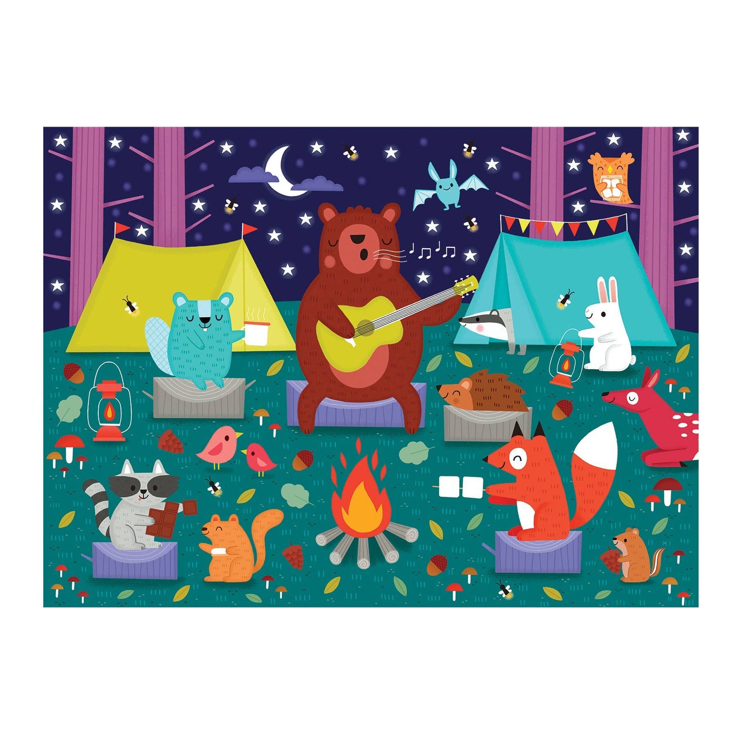 Chronicle Books - Campfire Friends Scratch and Sniff Puzzle