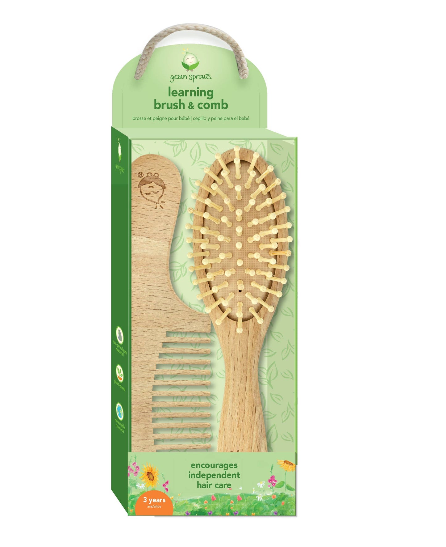 Green Sprouts - Learning Brush & Comb