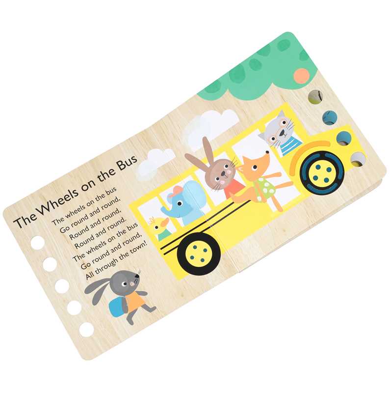 Simon & Schuster - Touch and Trace Nursery Rhymes: The Wheels on the Bus by