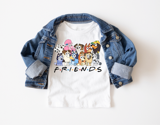 AvaryMaeInspirations - Friends Bluey Kids Tee Shirt