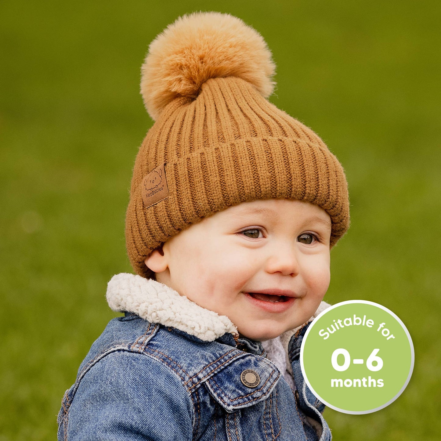 KeaBabies - KeaBabies 2-Pack Pom Knitted Beanie