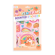 Scented Scratch Stickers: Puppies & Peaches (2 Sticker Sheets + 8 Jumbo Stickers)