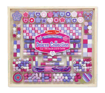 Melissa and Doug:  Deluxe Collection - Wooden Bead Set