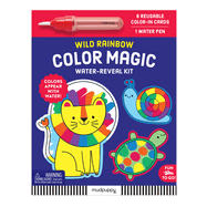 mudpuppy:  Wild Rainbow Color Magic Water-Reveal Kit