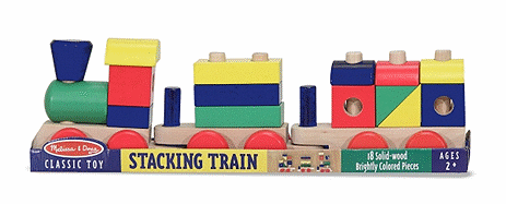 Melissa and Doug:  Stacking Wooden Train