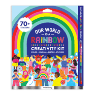 mudpuppy:  Our World Is a Rainbow Creativity Kit [With Stickers and Multi-Color Pencil]