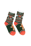 Eat, Read, & Be Merry Cozy Socks - Large