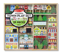Melissa and Doug:  Wooden Town Play Set