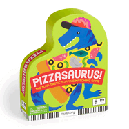 mudpuppy:  Pizzasaurus! Shaped Box Game