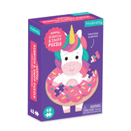 mudpuppy:  Unicorn Sprinkles 48 Piece Mini Scratch & Sniff Puzzle