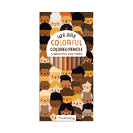 mudpuppy:  We Are Colorful Skin Tone Colored Pencils