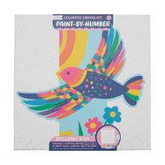 Colorific Canvas Paint by Number Kit: Brilliant Bird - 15 PC Set