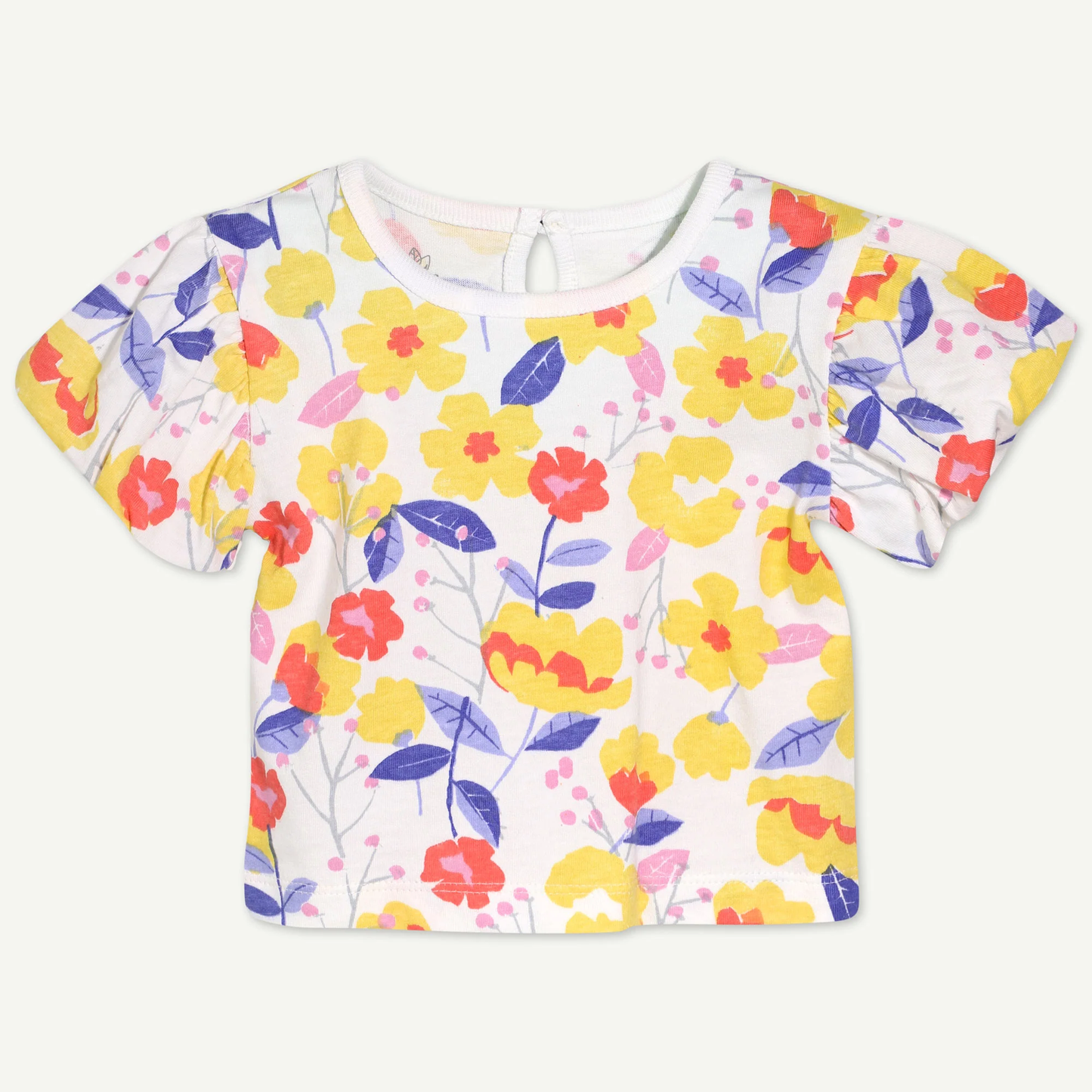 Romantic Floral Print Tee