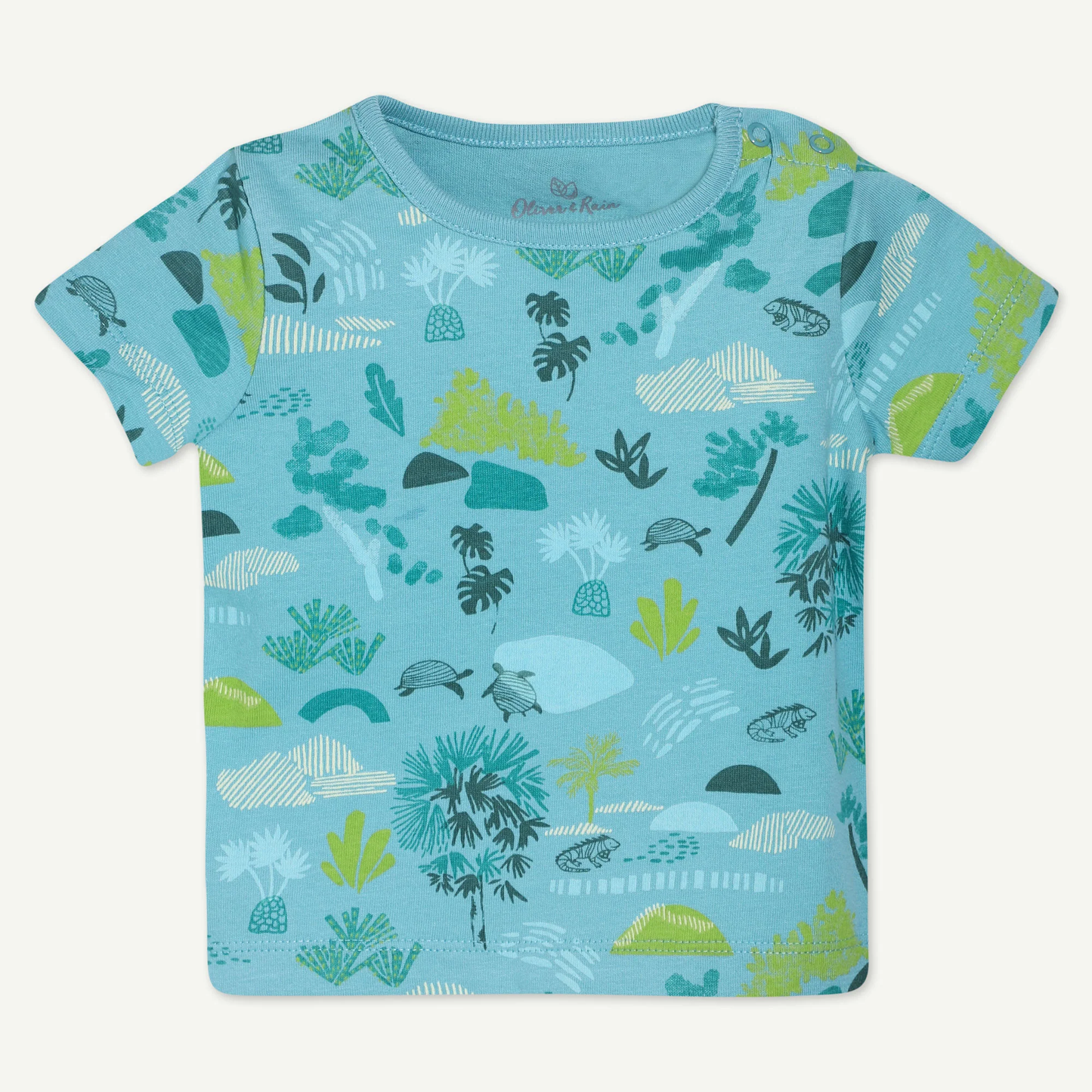 Eco Jungle Print Short Sleeve Tee