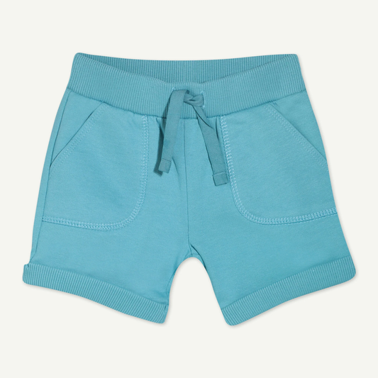 Turquoise Blue Pocket Short
