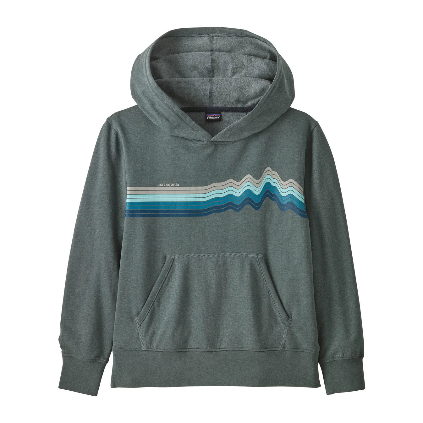 Patagonia Ridge Rise Stripe: Nouveau Green - hoodie