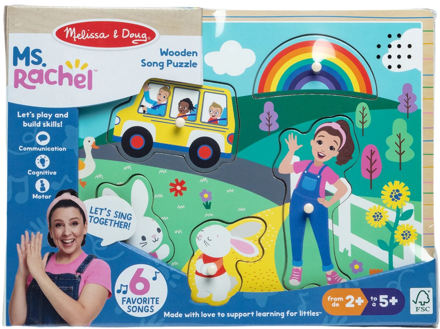 Melissa and Doug:  Ms. Rachel Wooden Song Puzzle