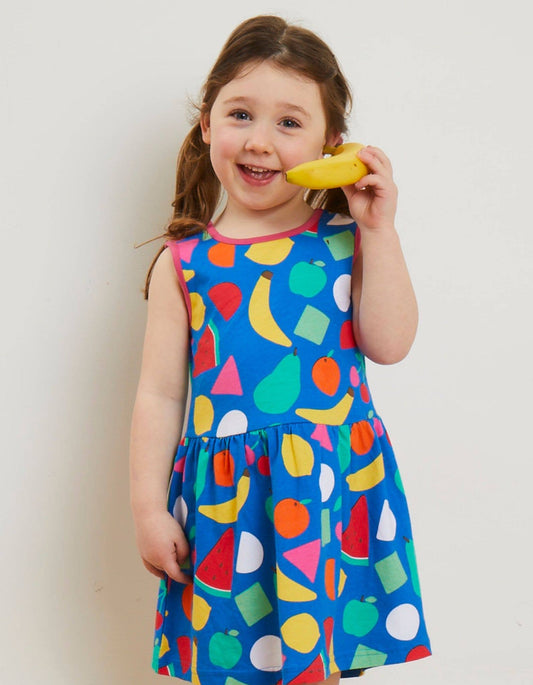 Toby Tiger - Organic Fruit Print Summer Dress