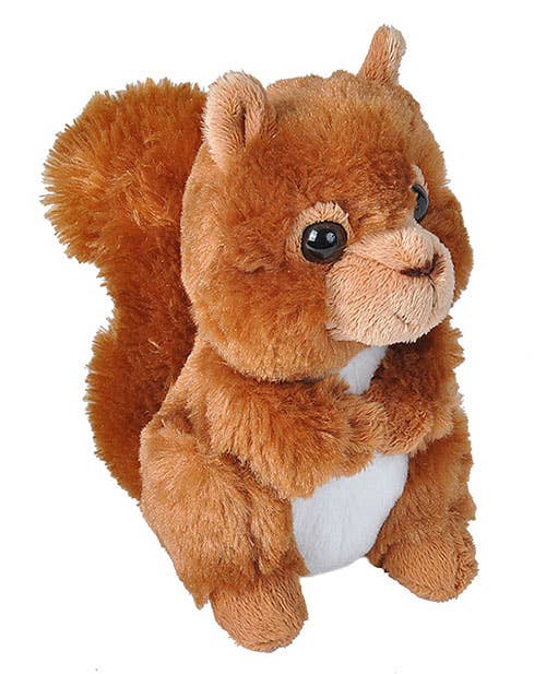 Wild Republic - Hug'Ems-Mini Red Squirrel Stuffed Animal 7"