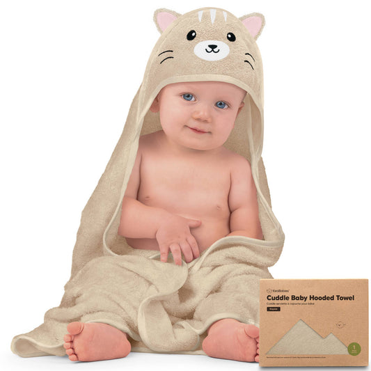 KeaBabies - KeaBabies Cuddle Baby Hooded Towel