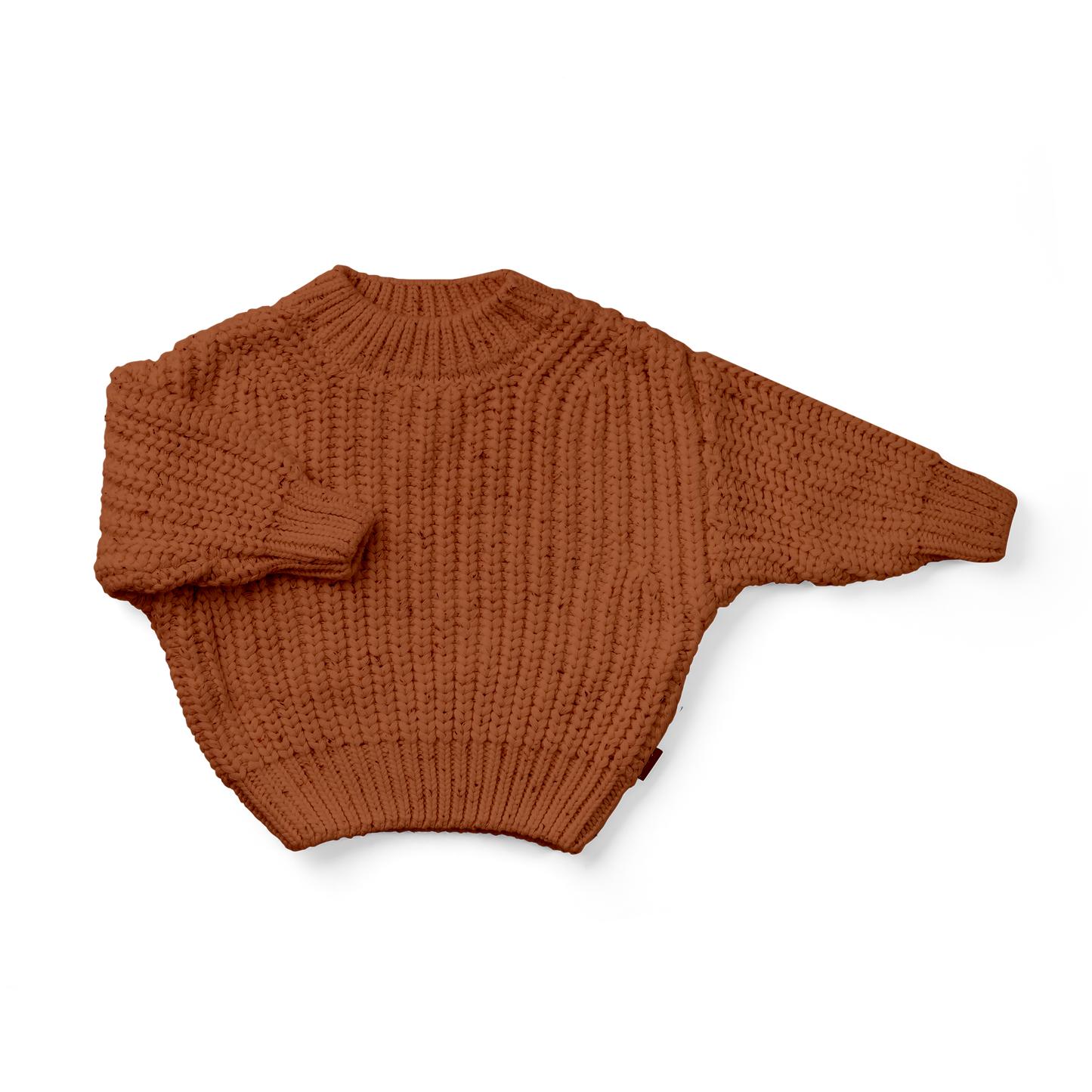 goumikids - Cotton Kids Chunky Knit Sweater - Clay