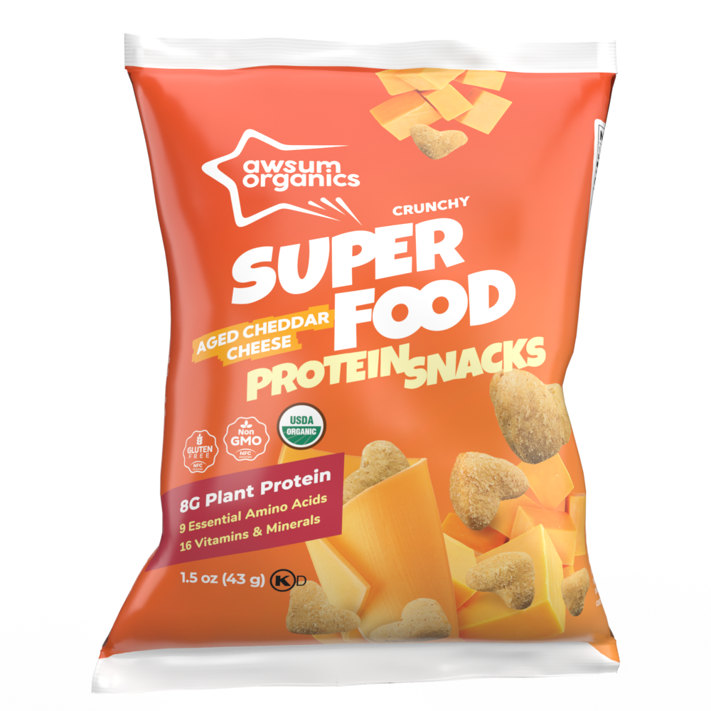 Awsum Snacks - Awsum Organics Zesty Chili Lime Superfood Protein Snacks