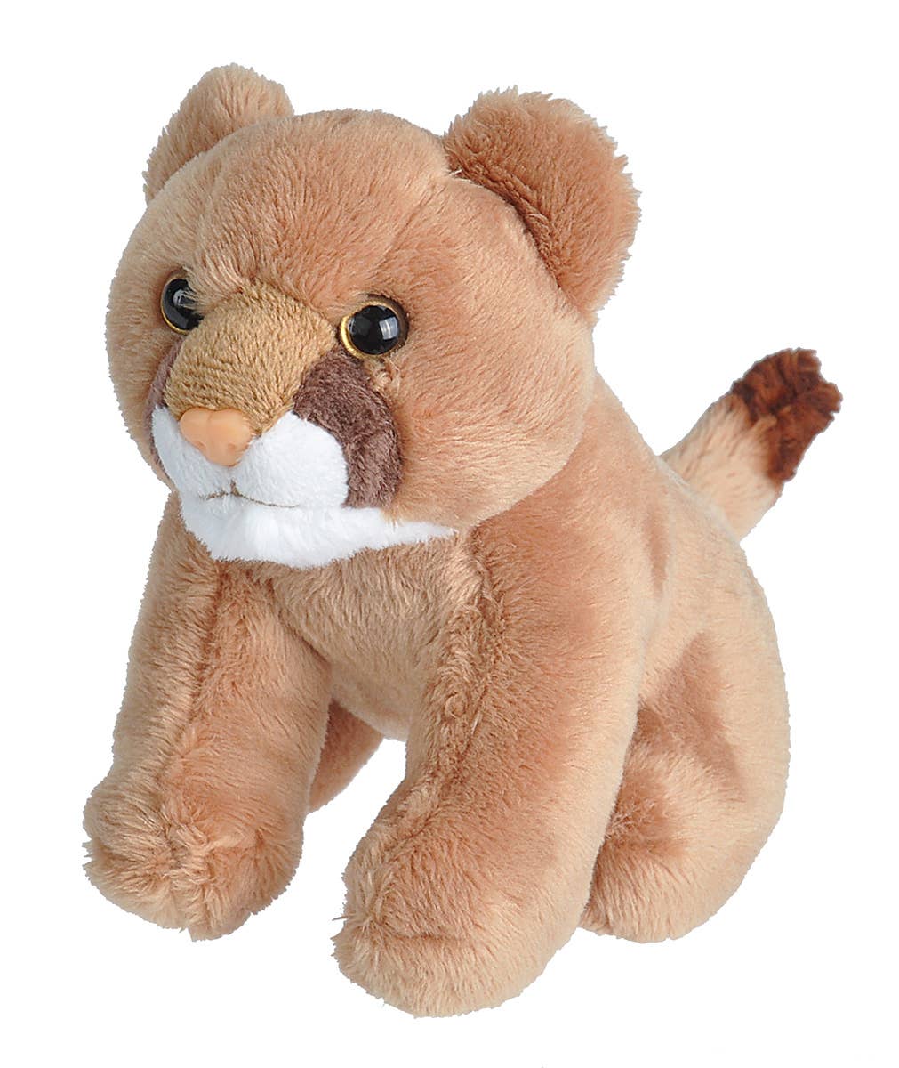 Wild Republic - Pocketkins Mountain Lion Stuffed Animal 5"