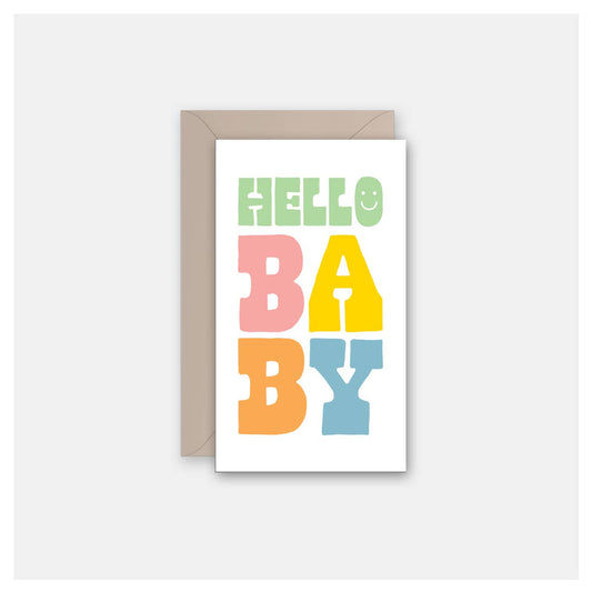Rock Scissor Paper - Pastel Baby - Gift Enclosure Card