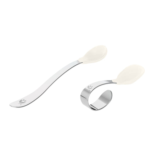 Silicone and Stainless Steel Training Spoons