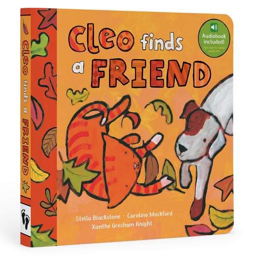 Cleo Finds a Friend: Board Book with Audio