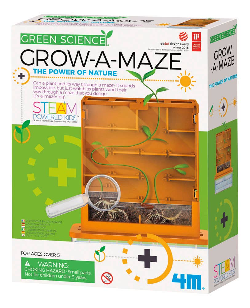 Toysmith - 4M Green Science Grow A Maze Science Kit-DIY
